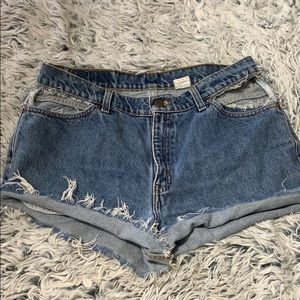 High waist Levi’s jeans shorts